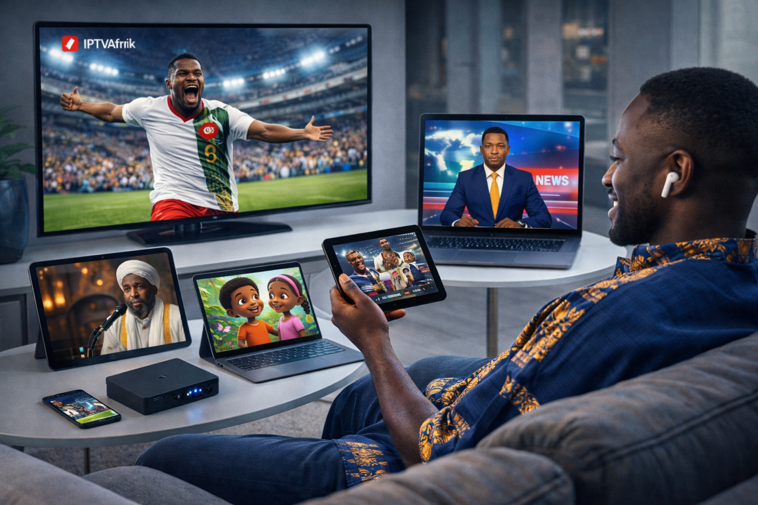 Watch IPTVAfrrik on any device